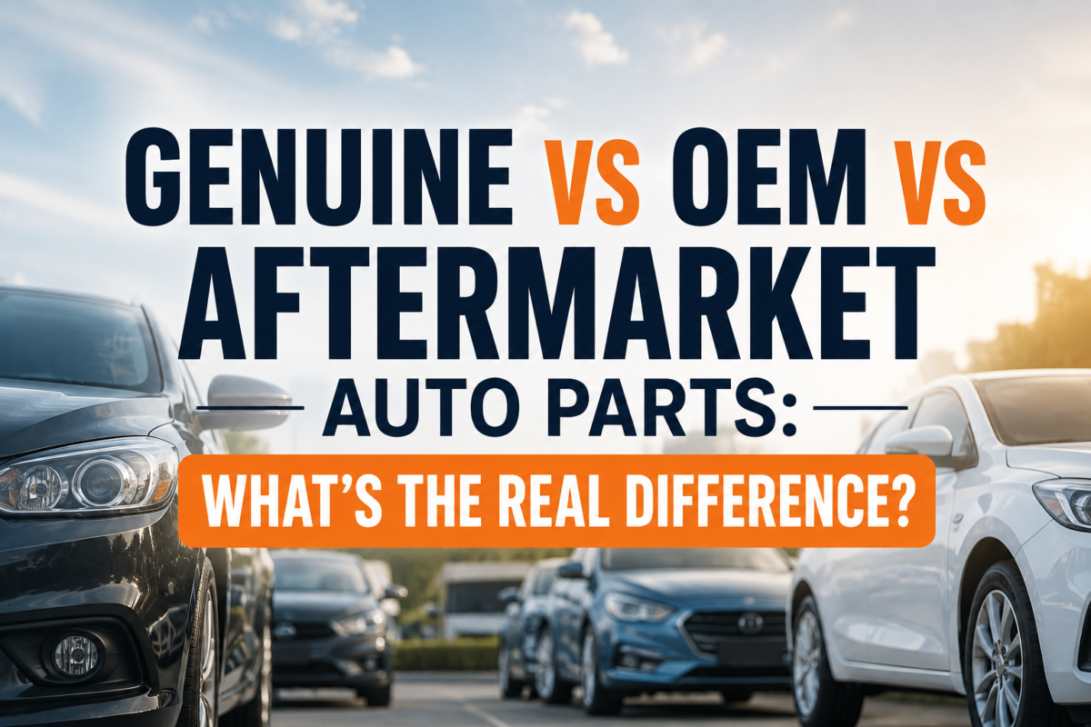 Genuine vs OEM vs Aftermarket Auto Parts: What’s the Real Difference?