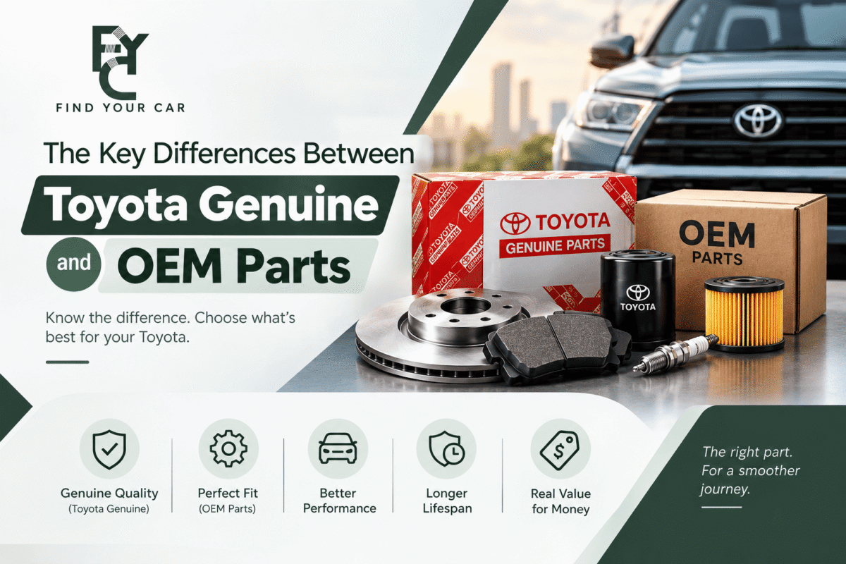 The Key Differences Between Toyota Genuine and OEM Parts